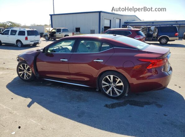 1N4AA6AP2HC369121 2017 NISSAN MAXIMA PLATINUM Burgundy უკანა მარცხენა