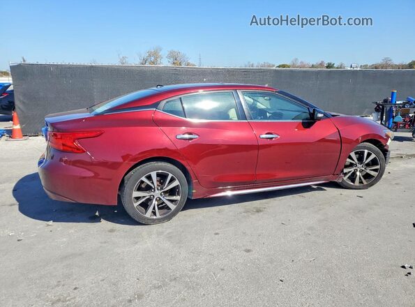 1N4AA6AP2HC369121 2017 NISSAN MAXIMA PLATINUM Burgundy უკანა მარჯვენა