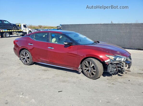 1N4AA6AP2HC369121 2017 NISSAN MAXIMA PLATINUM Burgundy წინა მარჯვენა