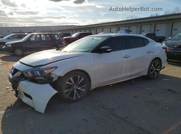 1N4AA6AP2HC391846 2017 NISSAN MAXIMA White Vista tres cuartos delantera izquierda