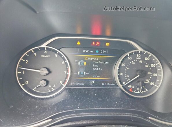 1N4AA6AP2HC398313 2017 NISSAN MAXIMA Черный Вид щитка приборов