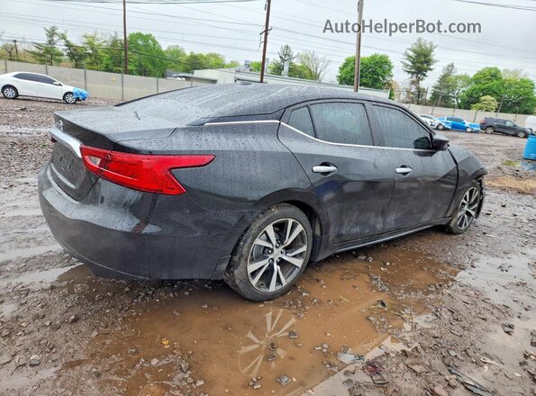 1N4AA6AP2HC398313 2017 NISSAN MAXIMA Черный Задняя правая четверть