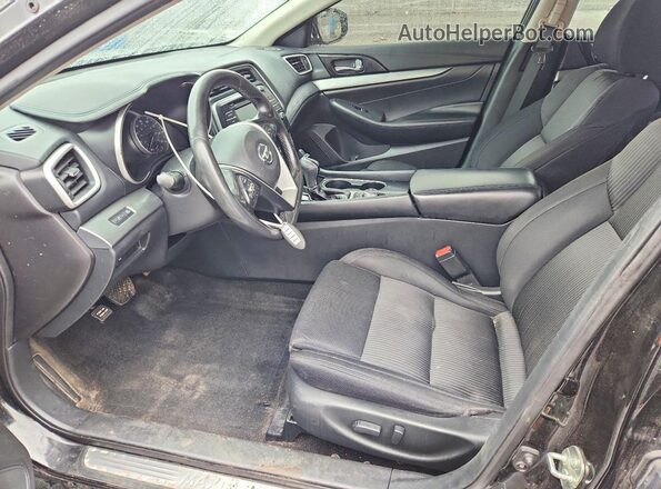 1N4AA6AP2HC398313 2017 NISSAN MAXIMA Черный Вид салона спереди