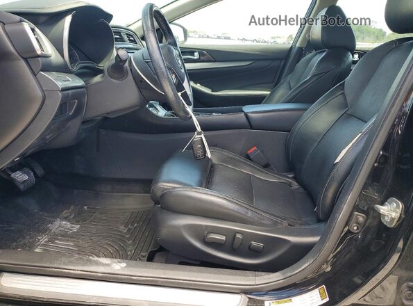 1N4AA6AP2HC445873 2017 NISSAN MAXIMA Черный Вид салона спереди