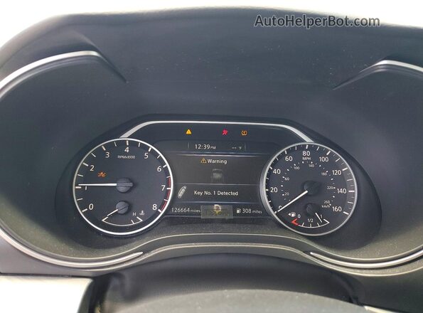 1N4AA6AP2HC445873 2017 NISSAN MAXIMA Черный Вид щитка приборов