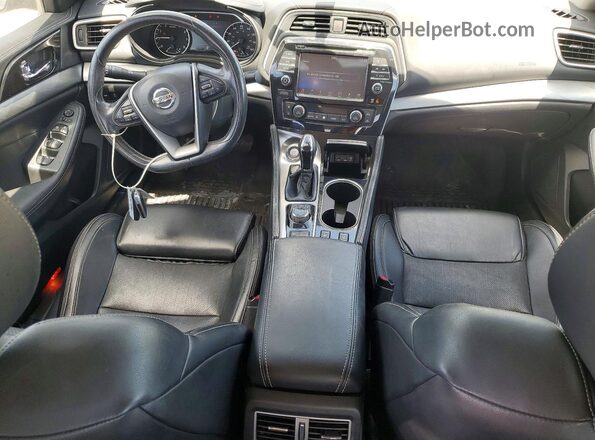 1N4AA6AP2HC445873 2017 NISSAN MAXIMA Черный Вид панели приборов