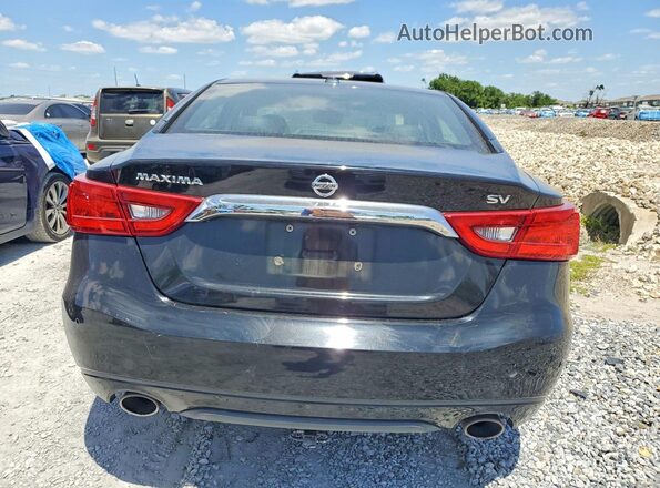 1N4AA6AP2HC445873 2017 NISSAN MAXIMA Черный Вид сзади