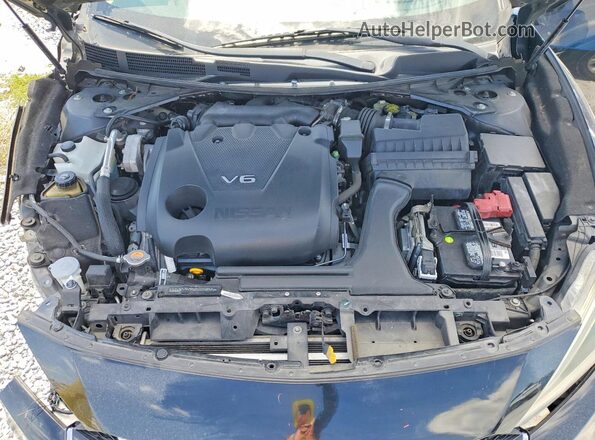 1N4AA6AP2HC445873 2017 NISSAN MAXIMA Черный Вид задней части салона
