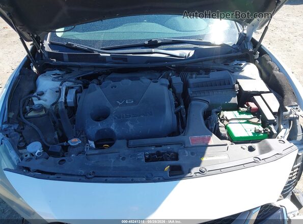 1N4AA6AP2HC449731 2017 NISSAN MAXIMA White Widok z tyłu