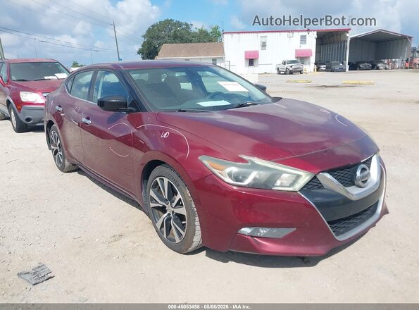 1N4AA6AP2HC453391 2017 NISSAN MAXIMA Burgundy Przód prawy