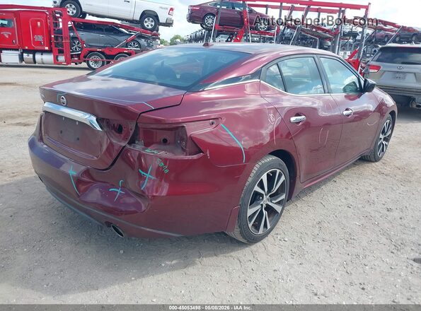 1N4AA6AP2HC453391 2017 NISSAN MAXIMA Burgundy Tył prawy