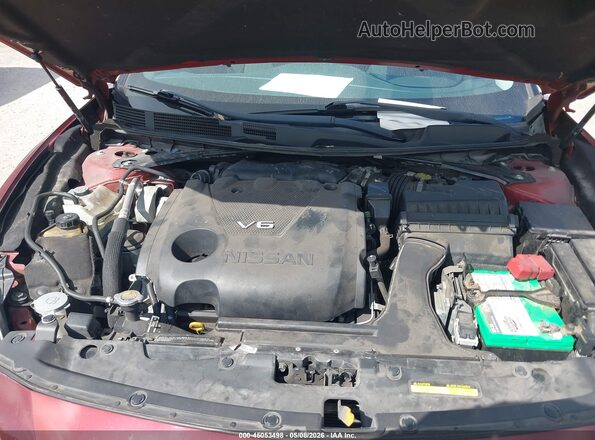 1N4AA6AP2HC453391 2017 NISSAN MAXIMA Burgundy Widok z tyłu
