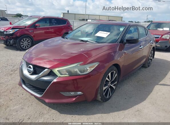 1N4AA6AP2HC453391 2017 NISSAN MAXIMA Burgundy Przód lewy
