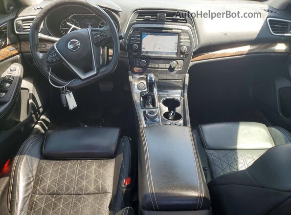 1N4AA6AP2HC454279 2017 NISSAN MAXIMA White Вид панелі приладів