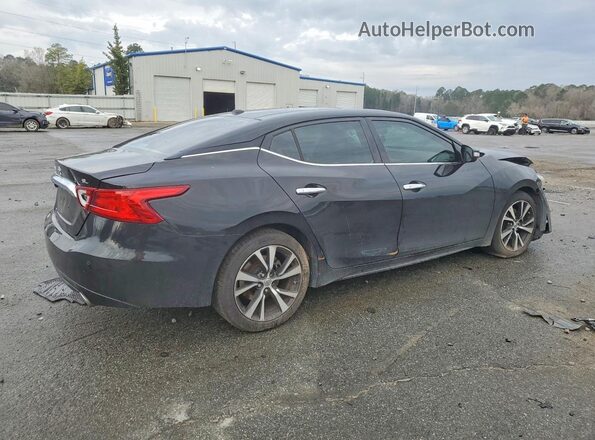 1N4AA6AP2JC387673 2018 NISSAN MAXIMA Черный Задняя правая четверть