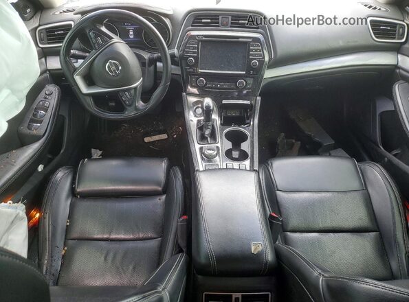 1N4AA6AP2JC387673 2018 NISSAN MAXIMA Черный Вид панели приборов