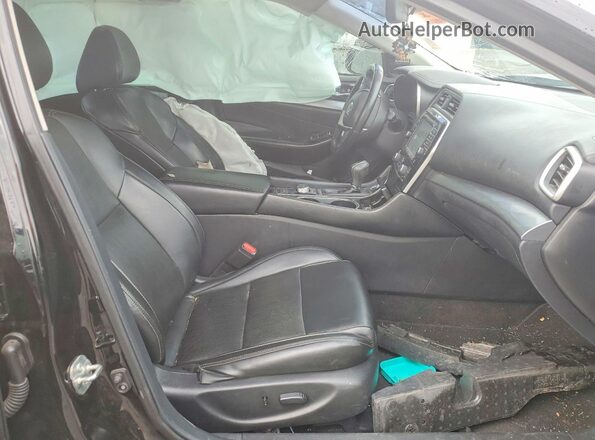 1N4AA6AP2JC387673 2018 NISSAN MAXIMA Черный Вид салона спереди