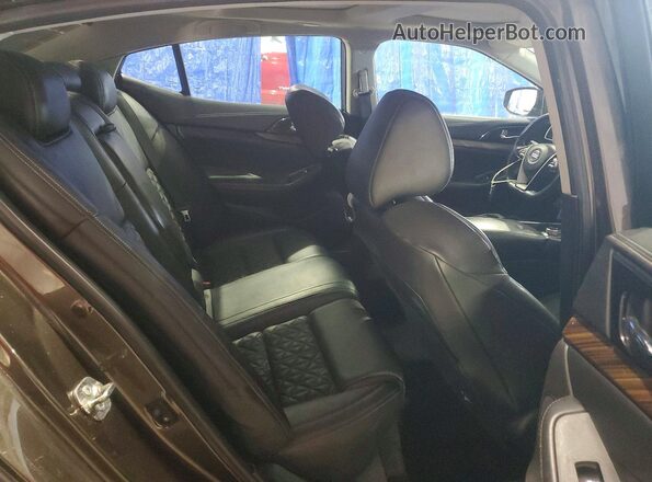 1N4AA6AP3GC378022 2016 NISSAN MAXIMA Black Vista de los asientos traseros