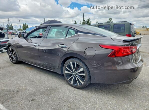 1N4AA6AP3GC383673 2016 NISSAN MAXIMA Brown Задня ліва чверть