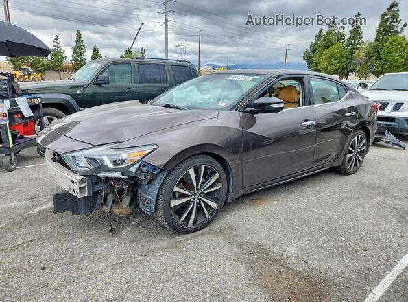 1N4AA6AP3GC383673 2016 NISSAN MAXIMA Brown Передня ліва чверть