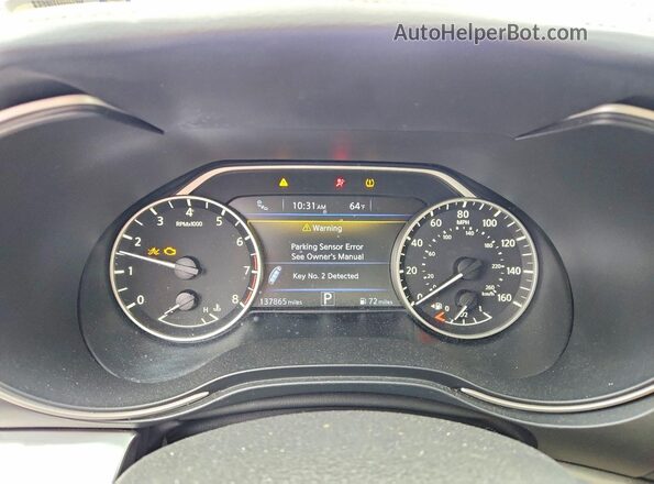 1N4AA6AP3GC383673 2016 NISSAN MAXIMA Brown Вид щитка приладів