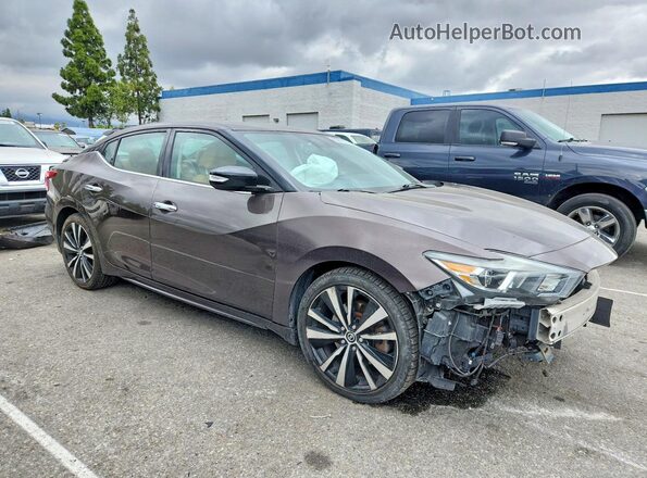 1N4AA6AP3GC383673 2016 NISSAN MAXIMA Brown Передня права чверть