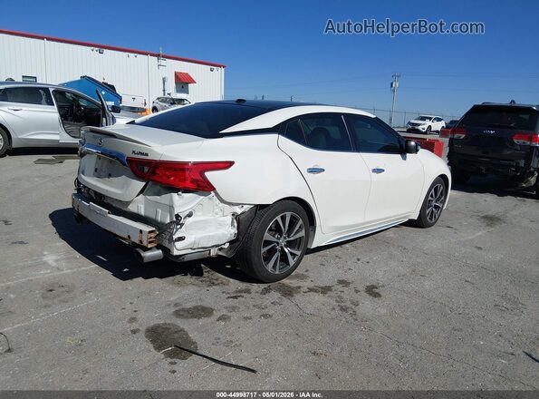 1N4AA6AP3GC392793 2016 NISSAN MAXIMA Белый Задняя правая четверть
