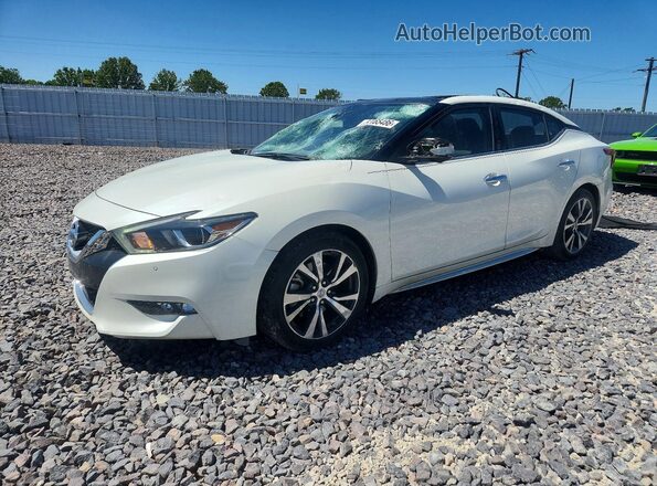 1N4AA6AP3HC368608 2017 NISSAN MAXIMA White წინა მარცხენა ხედი სამი მეოთხედიდან