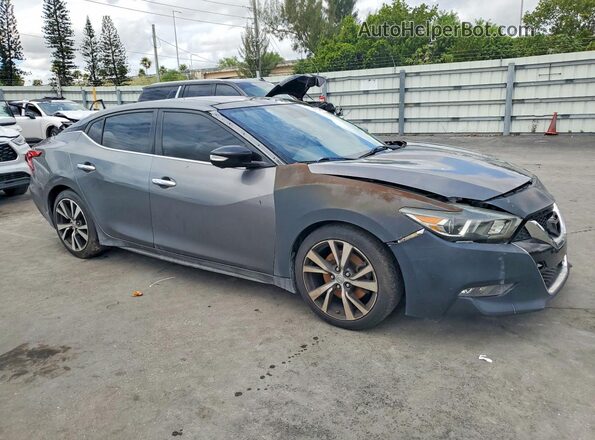 1N4AA6AP3HC369824 2017 NISSAN MAXIMA PLATINUM Gray Przód prawy