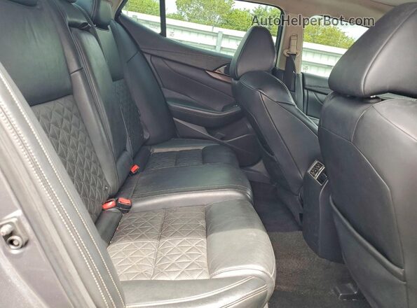1N4AA6AP3HC369824 2017 NISSAN MAXIMA PLATINUM Gray Widok tylnych siedzeń