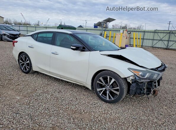 1N4AA6AP4GC376358 2016 NISSAN MAXIMA White Delantero derecho