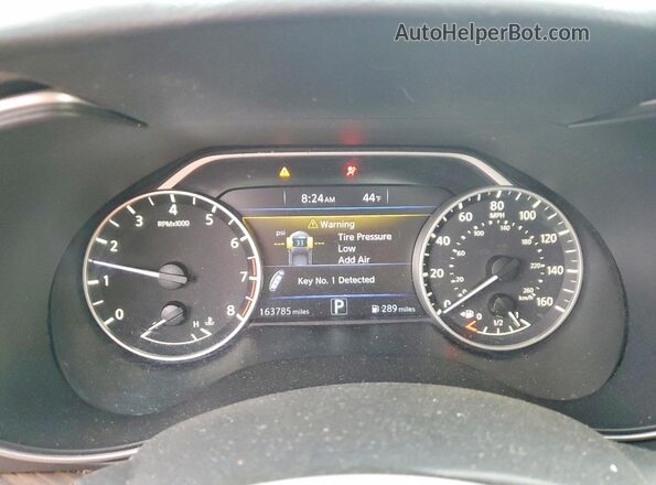 1N4AA6AP4GC376358 2016 NISSAN MAXIMA White Vista del cuadro de instrumentos
