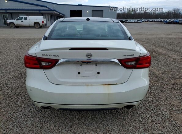 1N4AA6AP4GC376358 2016 NISSAN MAXIMA White Vista trasera