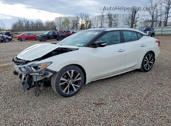 1N4AA6AP4GC376358 2016 NISSAN MAXIMA White Vista tres cuartos delantera izquierda