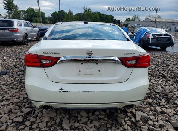 1N4AA6AP4GC393175 2016 NISSAN MAXIMA Белый Вид сзади
