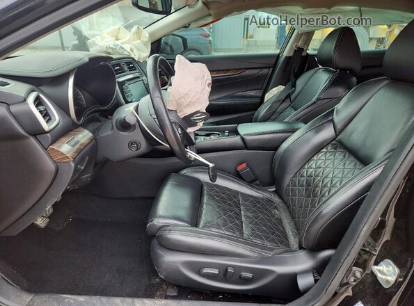 1N4AA6AP4GC409293 2016 NISSAN MAXIMA Black Սալոնի դիմացի տեսք