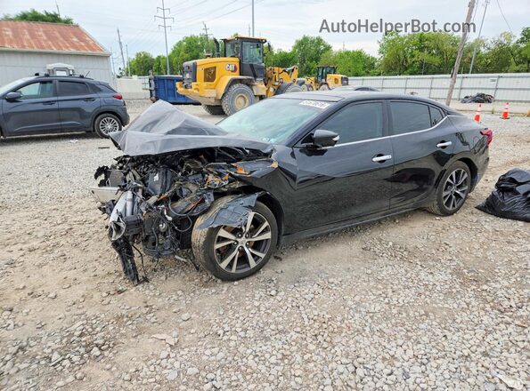 1N4AA6AP4GC409293 2016 NISSAN MAXIMA Black Առջևի ձախ երեք քառորդ տեսարան