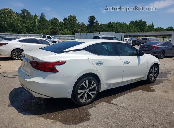 1N4AA6AP4GC423582 2016 NISSAN MAXIMA Белый Задняя правая четверть