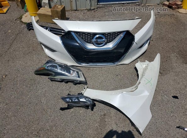 1N4AA6AP4GC423582 2016 NISSAN MAXIMA Белый Вид подкапотного пространства