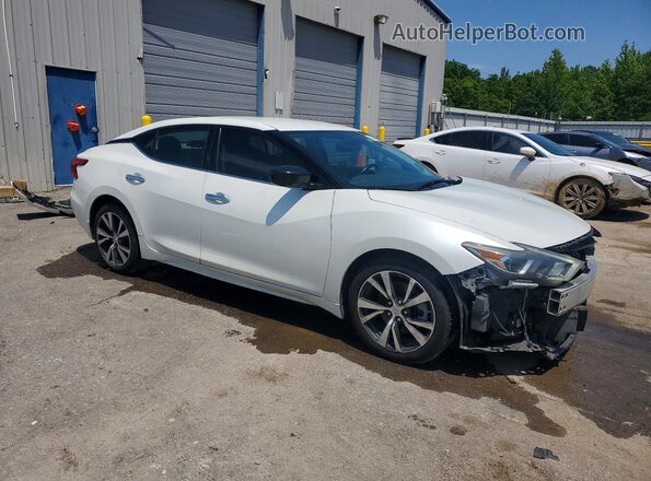 1N4AA6AP4GC423582 2016 NISSAN MAXIMA Белый Передняя правая четверть