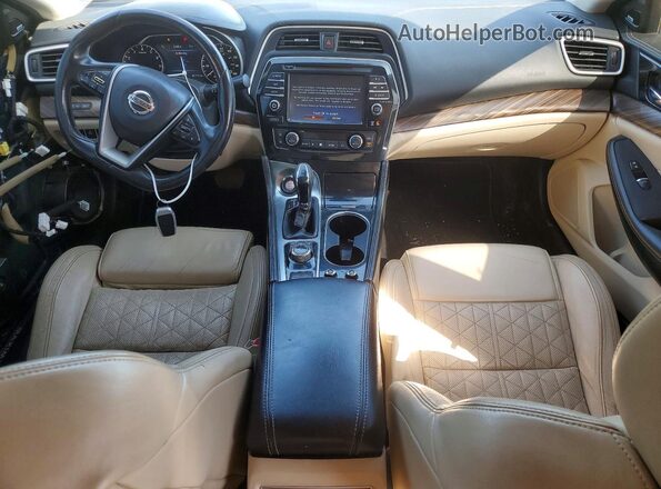1N4AA6AP4HC370321 2017 NISSAN MAXIMA PLATINUM Синий Вид панели приборов