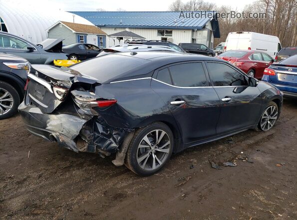 1N4AA6AP4HC384199 2017 NISSAN MAXIMA PLATINUM Blue Trasero derecho