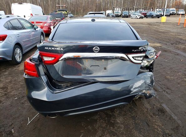 1N4AA6AP4HC384199 2017 NISSAN MAXIMA PLATINUM Blue Vista trasera