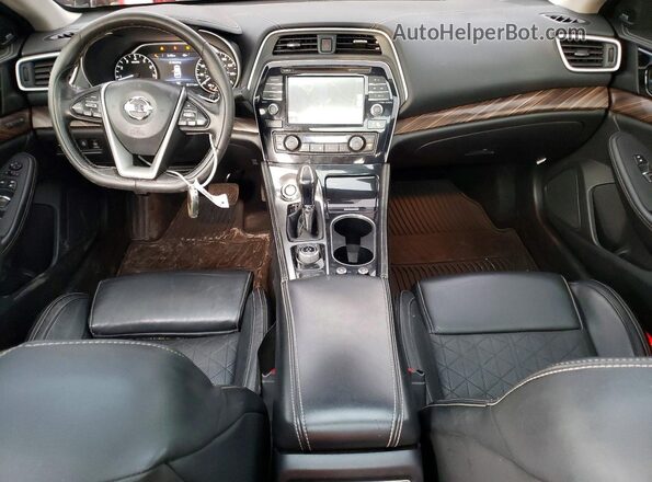 1N4AA6AP4HC384199 2017 NISSAN MAXIMA PLATINUM Blue Vista del salpicadero