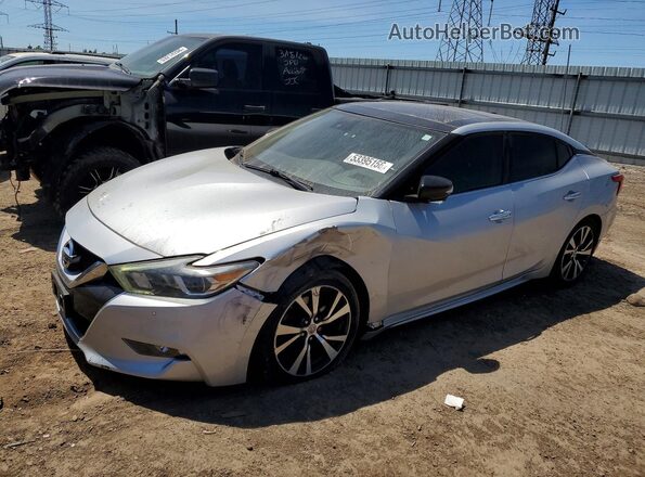 1N4AA6AP4HC390973 2017 NISSAN MAXIMA Silver Передня ліва чверть
