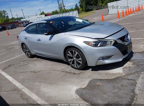 1N4AA6AP4HC397129 2017 NISSAN MAXIMA Silver Przód prawy