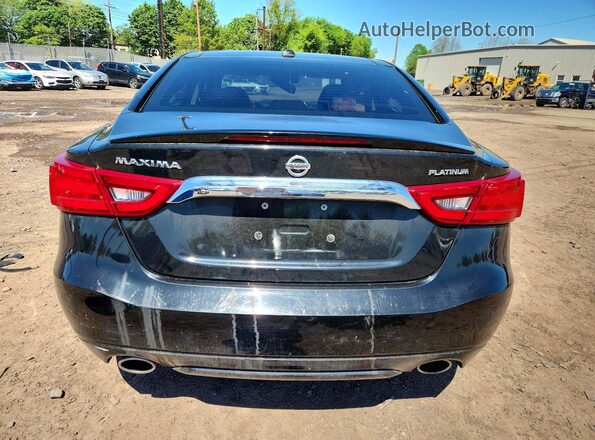 1N4AA6AP4JC401380 2018 NISSAN MAXIMA Черный Вид сзади