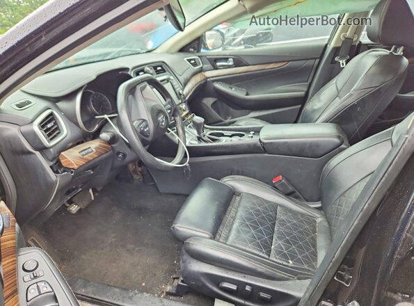 1N4AA6AP4JC401380 2018 NISSAN MAXIMA Черный Вид салона спереди