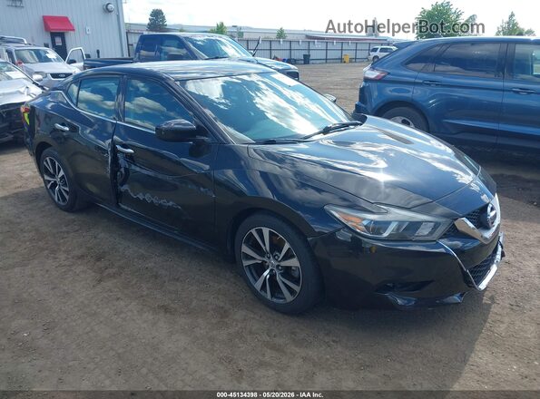 1N4AA6AP5GC385120 2016 NISSAN MAXIMA Черный Передняя правая четверть