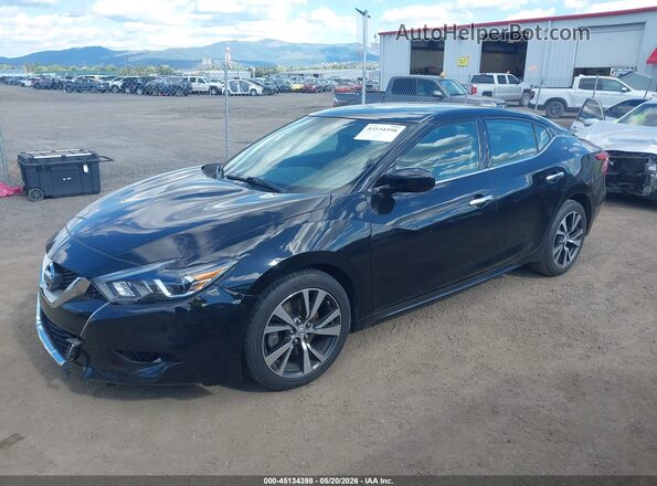 1N4AA6AP5GC385120 2016 NISSAN MAXIMA Черный Передняя левая четверть
